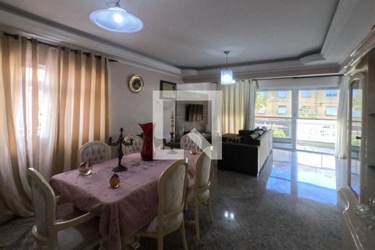 Sala de estar e jantar - 1º Piso de casa para alugar com 4 quartos, 290m² em Aparecida, Santos