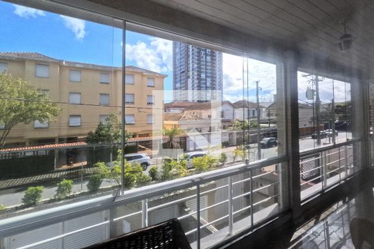 Varanda da Sala de estar e jantar - 1º Piso de casa para alugar com 4 quartos, 290m² em Aparecida, Santos
