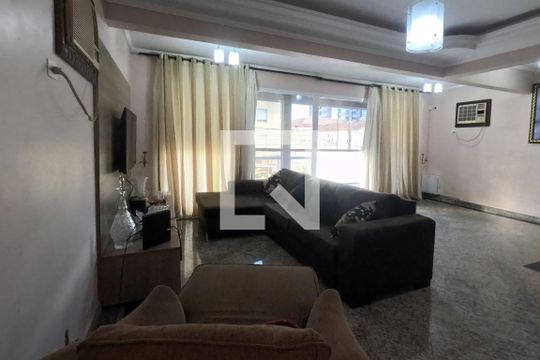 Sala de estar e jantar - 1º Piso de casa para alugar com 4 quartos, 290m² em Aparecida, Santos