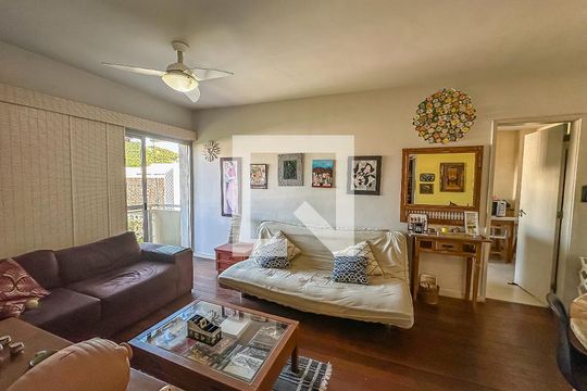 Sala de apartamento à venda com 3 quartos, 103m² em Laranjeiras, Rio de Janeiro