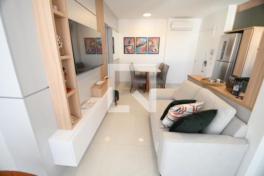 Sala de apartamento à venda com 1 quarto, 47m² em Jardim Guanabara, Campinas
