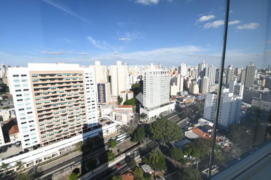 Sala - Vista de apartamento à venda com 1 quarto, 47m² em Jardim Guanabara, Campinas