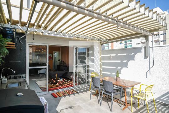Varanda Sala de apartamento à venda com 2 quartos, 115m² em Santa Paula, São Caetano do Sul