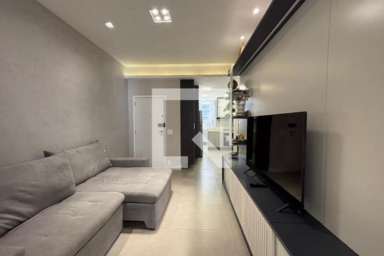 Sala de apartamento para alugar com 1 quarto, 68m² em Ipanema, Rio de Janeiro
