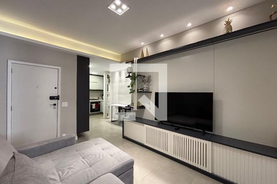 Sala de apartamento para alugar com 1 quarto, 68m² em Ipanema, Rio de Janeiro