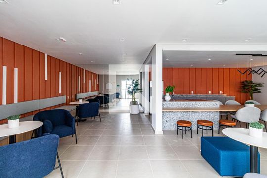 Área comum - Salão de festas de apartamento para alugar com 1 quarto, 24m² em Vila Butantã, São Paulo