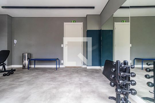 Área comum - Academia de apartamento para alugar com 1 quarto, 24m² em Vila Butantã, São Paulo