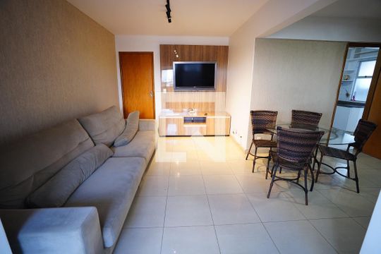 Sala de apartamento para alugar com 3 quartos, 90m² em Jardim América, Goiânia