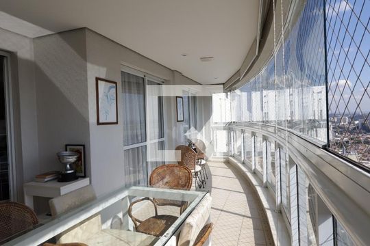 Varanda da Sala de apartamento à venda com 3 quartos, 180m² em Panamby, São Paulo
