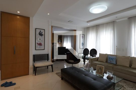 Sala de apartamento à venda com 3 quartos, 180m² em Panamby, São Paulo