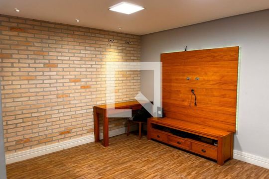 Sala  de apartamento à venda com 1 quarto, 120m² em Vila Leopoldina, Santo André