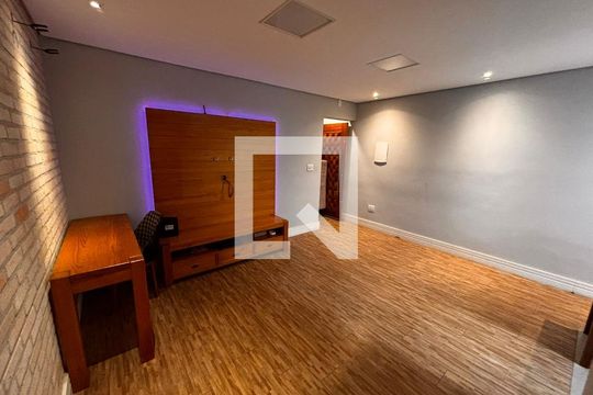 Sala  de apartamento à venda com 1 quarto, 120m² em Vila Leopoldina, Santo André