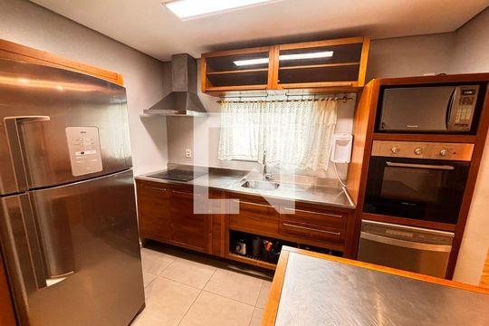 Cozinha de apartamento à venda com 1 quarto, 120m² em Vila Leopoldina, Santo André