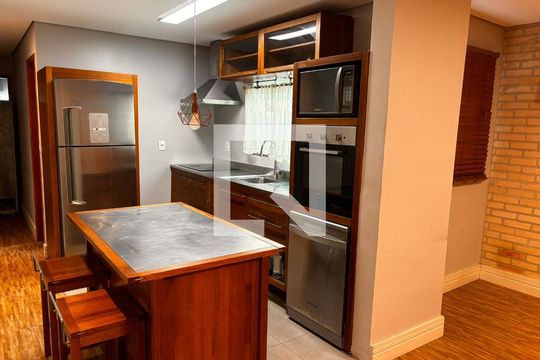 Cozinha de apartamento à venda com 1 quarto, 120m² em Vila Leopoldina, Santo André