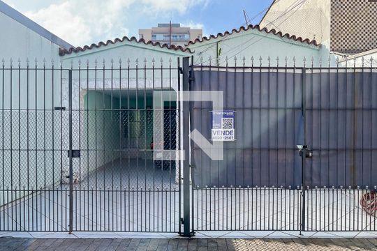 Fachada + plaquinha de casa à venda com 3 quartos, 102m² em Santa Paula, São Caetano do Sul