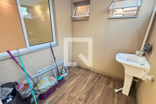 Área de Serviço de apartamento à venda com 2 quartos, 55m² em Parque Novo Oratório, Santo André