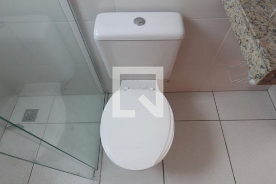 Banheiro Social de apartamento para alugar com 2 quartos, 45m² em Maria Helena, Belo Horizonte