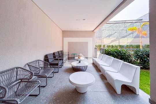 Área comum de kitnet/studio para alugar com 1 quarto, 24m² em Pinheiros, São Paulo