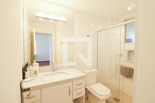 Banheiro de apartamento à venda com 1 quarto, 45m² em Vila Dom Pedro Ii, São Paulo