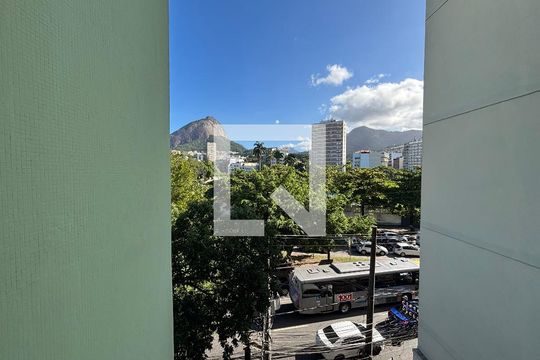 Sala - vista de apartamento à venda com 1 quarto, 32m² em Leblon, Rio de Janeiro