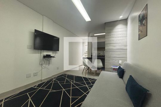 Sala de apartamento à venda com 1 quarto, 32m² em Leblon, Rio de Janeiro