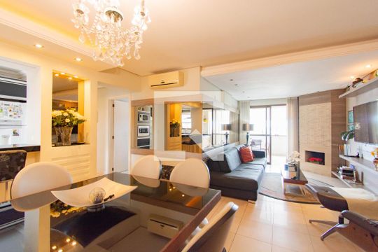 Sala de apartamento para alugar com 4 quartos, 160m² em Marechal Rondon, Canoas