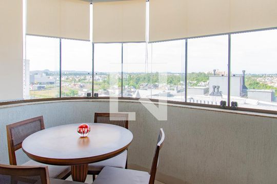 Varanda Gourmet de apartamento para alugar com 4 quartos, 160m² em Marechal Rondon, Canoas