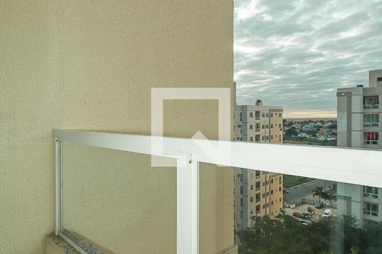 Varanda da Sala de apartamento à venda com 1 quarto, 45m² em Rubem Berta, Porto Alegre