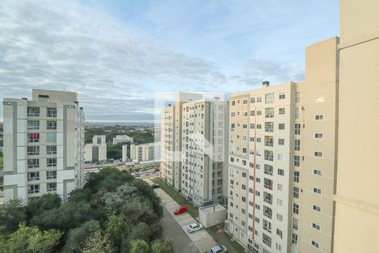 Vista da Cozinha de apartamento à venda com 1 quarto, 45m² em Rubem Berta, Porto Alegre