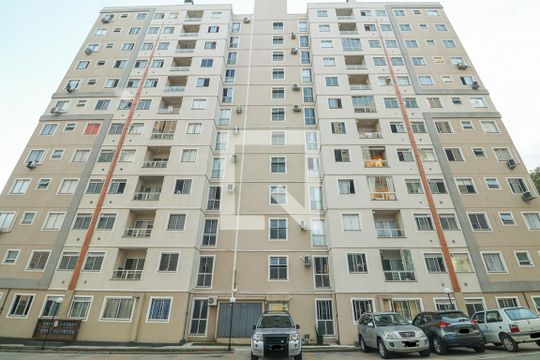 Fachada do bloco de apartamento à venda com 1 quarto, 45m² em Rubem Berta, Porto Alegre