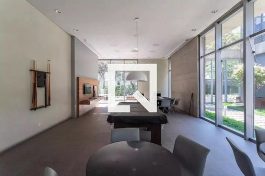 Área comum de apartamento à venda com 1 quarto, 68m² em Vila Nova Conceição, São Paulo