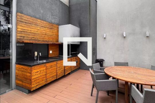 Área comum - Churrasqueira de apartamento à venda com 1 quarto, 68m² em Vila Nova Conceição, São Paulo