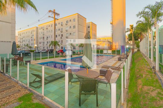Área comum de apartamento para alugar com 2 quartos, 45m² em São José, Canoas