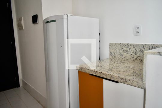 Cozinha de apartamento para alugar com 1 quarto, 39m² em Vila Clementino, São Paulo
