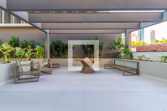 Área comum de apartamento à venda com 1 quarto, 28m² em Pinheiros, São Paulo