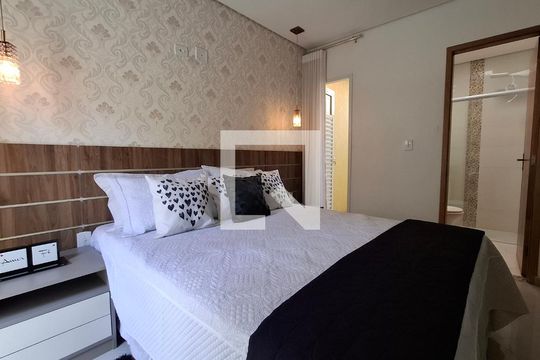 Suíte1 de casa de condomínio à venda com 2 quartos, 120m² em Vila Príncipe de Gales, Santo André
