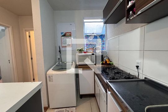 Área de Serviço de apartamento à venda com 2 quartos, 48m² em Feitoria, São Leopoldo
