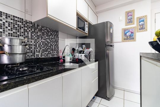 Cozinha de apartamento à venda com 2 quartos, 40m² em Jardim Sao Saverio, São Paulo