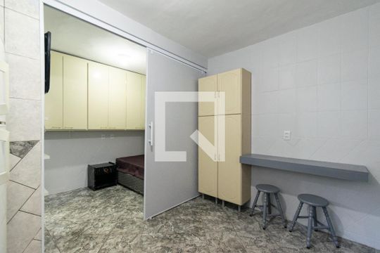 Sala/Cozinha de casa para alugar com 1 quarto, 20m² em Americanópolis, São Paulo