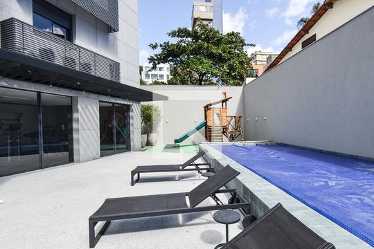 Área comum de apartamento para alugar com 4 quartos, 150m² em Mangabeiras, Belo Horizonte