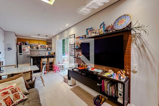 Sala de apartamento à venda com 2 quartos, 56m² em Vila Oratorio, São Paulo