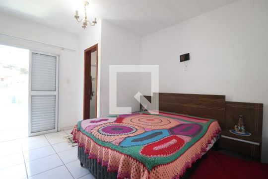 Quarto 1 suíte de casa à venda com 3 quartos, 150m² em Jardim Progresso, Santo André