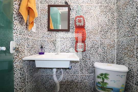 Lavabo de casa à venda com 3 quartos, 150m² em Jardim Progresso, Santo André