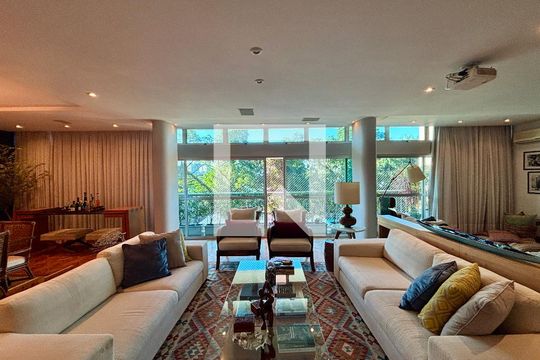 Sala de apartamento à venda com 4 quartos, 287m² em Botafogo, Rio de Janeiro