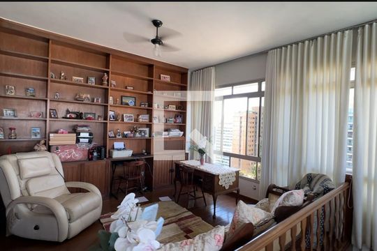 Sala da Cobertura de apartamento para alugar com 4 quartos, 360m² em Funcionários, Belo Horizonte