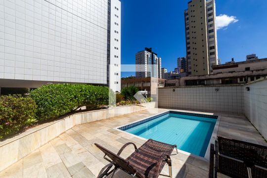 Área comum - Piscina de apartamento à venda com 4 quartos, 118m² em Funcionários, Belo Horizonte