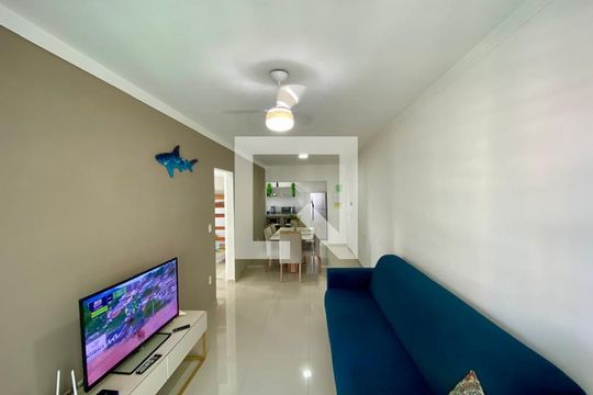 Sala de apartamento para alugar com 2 quartos, 100m² em Vila Caiçara, Praia Grande