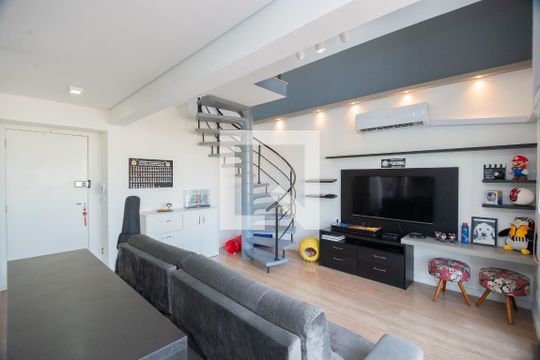 Sala de apartamento à venda com 1 quarto, 65m² em Ipiranga, São Paulo