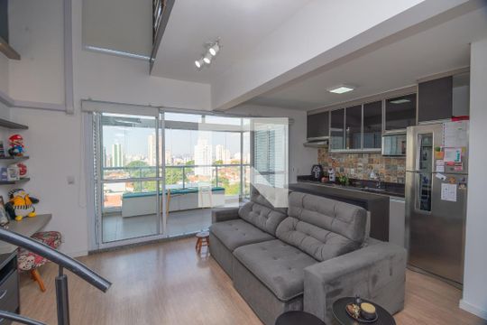 Sala de apartamento à venda com 1 quarto, 65m² em Ipiranga, São Paulo