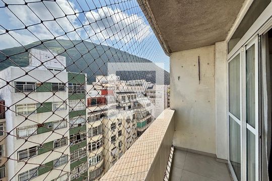 Varanda da Sala 1 de apartamento à venda com 4 quartos, 144m² em Copacabana, Rio de Janeiro
